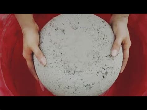 Asmr Extremely Dusty Grainy Charcoal Sand Cement Huge Bowls Dry