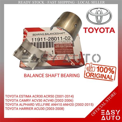 ORIGINAL 1PC TOYOTA ESTIMA ACR30 ACR50 CAMRY ACV30 ACV40 ALPHARD ANH10