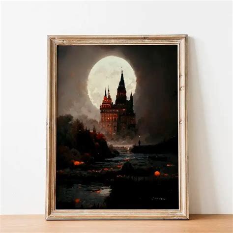 Free Printable Hogwarts Castle Fall Landscapes Inspired By CLAUDE MONET