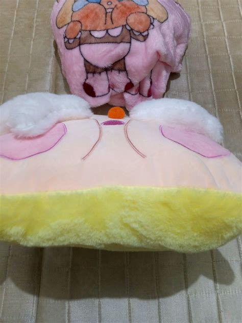 Big Cute Kawaii Cry Baby Crybaby Blonde Hair Girl Hand Warmer Stomach Pillow Cushion Head Plush