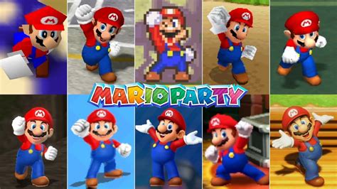 Evolution Of Mario In Mario Party Games [1998 2021] Youtube