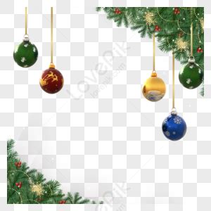 Christmas Creative Ball Snowflake Leaf Christmas Decoration Border