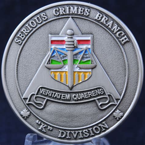 Rcmp K Division Serious Crime Branch Alberta Challengecoins Ca