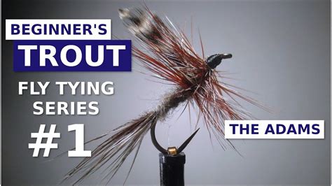 Fly Tying For Beginners The Adams Dry Fly YouTube Beginner Fly