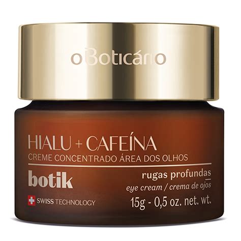 O Boticario Botik Creme Para Area Dos Olhos Acido Hialuronico Cafeina