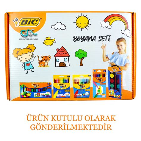 Bic Okula Dönüş Seti 12 li Kuru Boya Keçeli Boya Mum Fiyatı