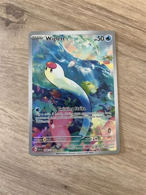 Pok Mon Tcg Wiglett Scarlet Violet Base Set Holo Illustration