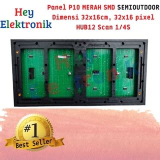 Jual Panel Module Modul Led P Running Text Smd Merah Indoor Semi