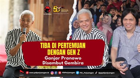 Hangat Dan Akrab Suasana Diskusi Ganjar Bersama Generasi Milenial Dan