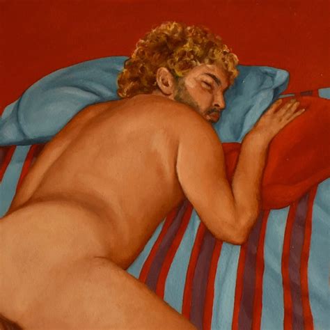 Nude Man Oil Painting Etsy