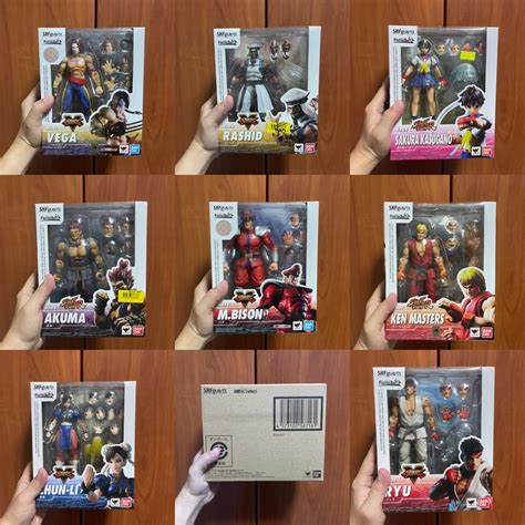 S H Figuarts SHF Street Fighter SHF RYU SHF KEN SHF SAKURA SHF SAGAT