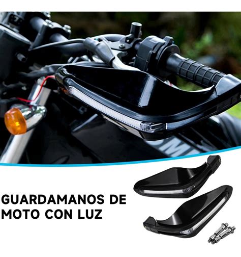 Protector Mano Cubre Pu Os Motocicleta Luz Led Moto Universa Meses