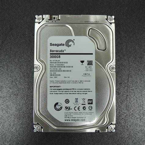 【目立った傷や汚れなし】【検品済み使用191時間】seagate 3tb Hdd St3000dm001 管理h 05の落札情報詳細