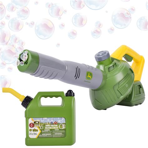 John Deere Bubble Leaf Blower Toy For Kids Includes 24oz