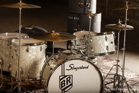 Great Pics Of Buddy Richs 70s Era Slingerland Kit By Peterson Design