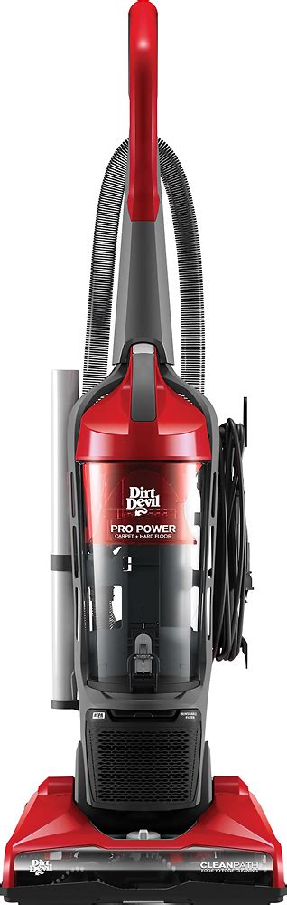 Best Buy Dirt Devil Pro Power Bagless Upright Vacuum Red Ud