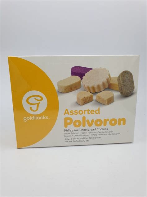 Goldilocks Classic Assorted Polvoron 1box 30pcs 500g Philippines Shortbread Cookies Filipino