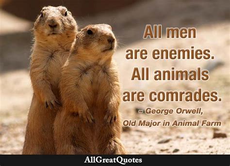 Animal Farm Old Major Quotes by George Orwell - AllGreatQuotes