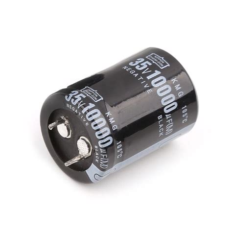 2pcs 10000uF 35V Radial Aluminium Electrolytic Capacitors 25x40mm