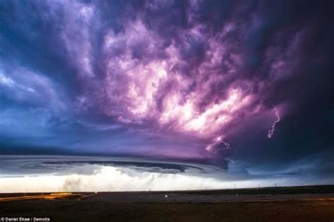 Dangerous Power Of Nature Amazing Supercell Storm