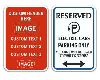 Personalized Reserved Parking Signs Orders Over Ship Free