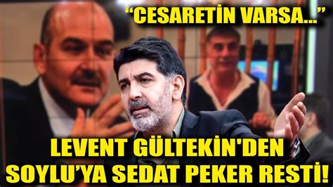 Levent G Ltekin Den S Leyman Soyluya Sedat Peker Resti Youtube