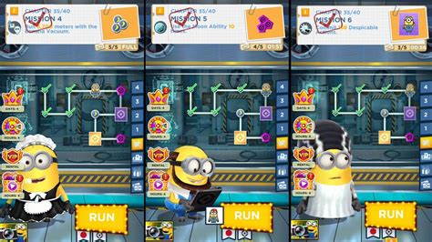 Minion Rush Maid And Grandpa And Bride Of Frankenstein Minions Run At Despicable Ops Missions