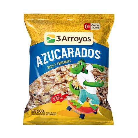 Copos De Maíz 3 Arroyos Azucarados Bolsa 200 G Carrefour