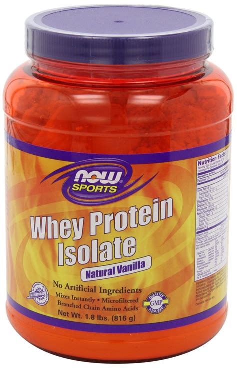 NOW Sports Nutrition Whey Protein Isolate 25 G With BCAAs Creamy