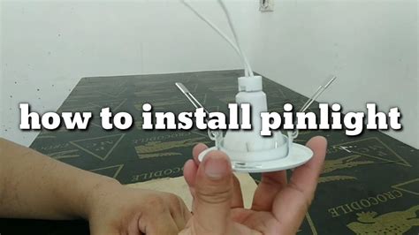 How To Install Pin Light Electrical Installation Youtube