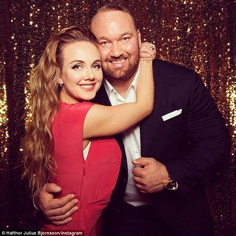 Game Of Thrones' Hafthor Julius Bjornsson with girlfriend in Beverly ...