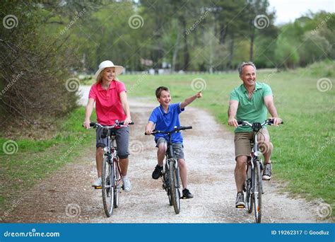 Family bike ride stock image. Image of vacation, sport - 19262317