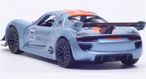 Kids Blue 1:36 Scale Welly Diecast Porsche 918 RSR Toy [NB9T435 ...