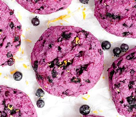 Gluten Free Blueberry Lemon Cookies Vegan Caked By Katie