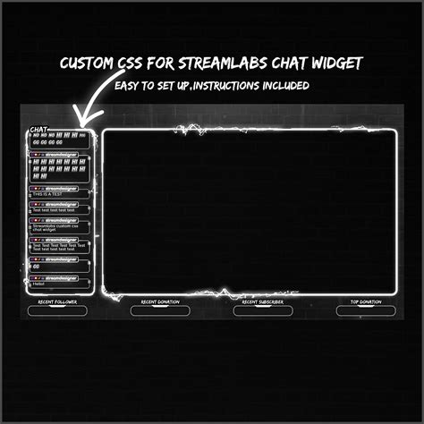 Free Dark Neon Stream Overlay For Twitch Behance