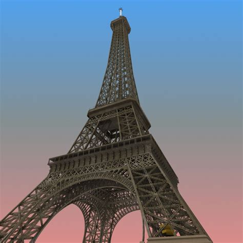 Eiffel Tower V Free D Model Obj Stl Free D