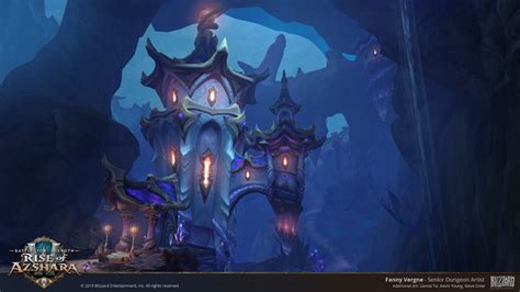 Artstation Nazjatar Architecture Kit World Of Warcraft Battle For