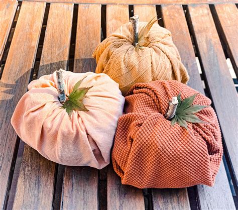 Easy Diy Fabric Pumpkins