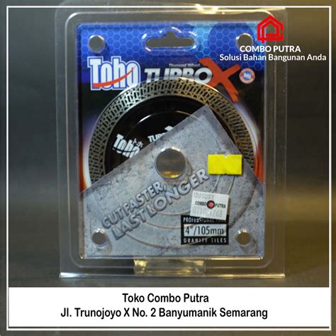 Jual Diamond Wheel TURBO X TOHO 4 Inch Mata Potong Keramik Granit