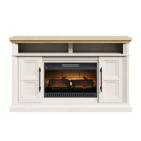 Granger Fireplace Tv Stand Antique White Leons