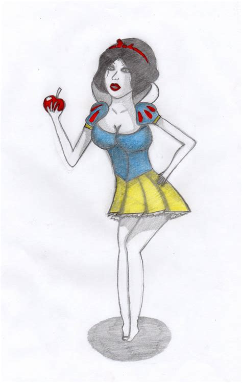 Pin Up Snow White By Burton24 On Deviantart