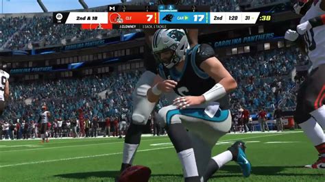 Nfl Season Simulation Browns Vs Panthers Week Baker