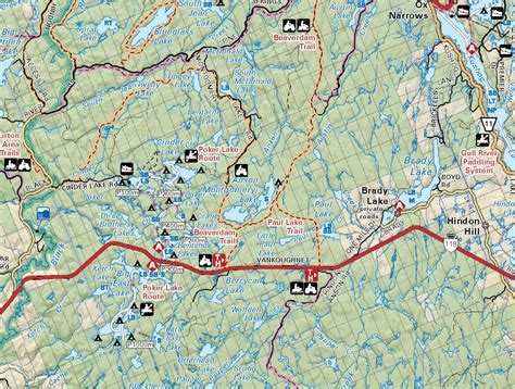 Bancroft District Crown Land Recreation Map On Rec Map Bundle By