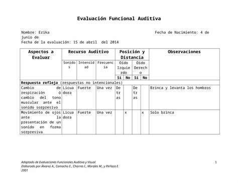 Docx Evaluaci N Funcional Auditiva Dokumen Tips