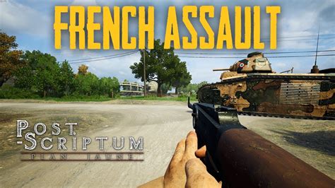 Post Scriptum French Assault On Stonne Night Map Youtube