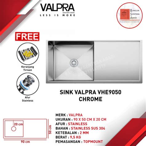 Jual BAK CUCI PIRING STAINLESS VALPRA AFUR RAK PIRING KITCHEN