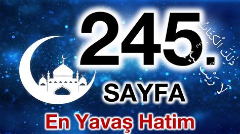 Kuran 245 sayfa Yusuf Suresi 12 sayfa yavaş okuyuş 13 cüz 245