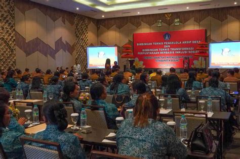 Diskerpus Gelar Bimtek Kearsipan Dan Perpustakaan Bagi Kepala Desa Se