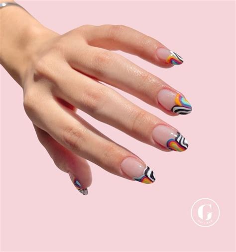 Chic Nails Trendy Nails Swag Nails Stylish Nails Two Tone Nails