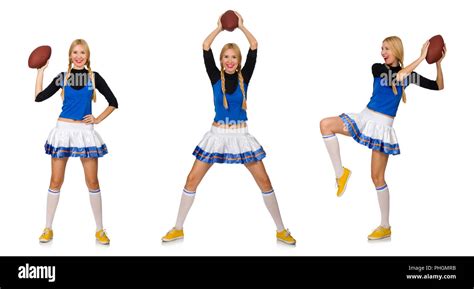 Teenage Cheerleader Cut Out Stock Images And Pictures Alamy